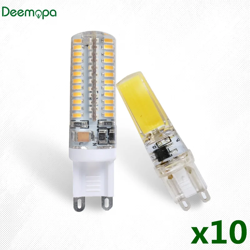 

10pcs/lot LED G9 Lamp 220V 6W 7W 9W 10W 12W Led bulb SMD 2835 3014 2508 LED G9 light Replace 20W/30W/40W/50W halogen lamp light