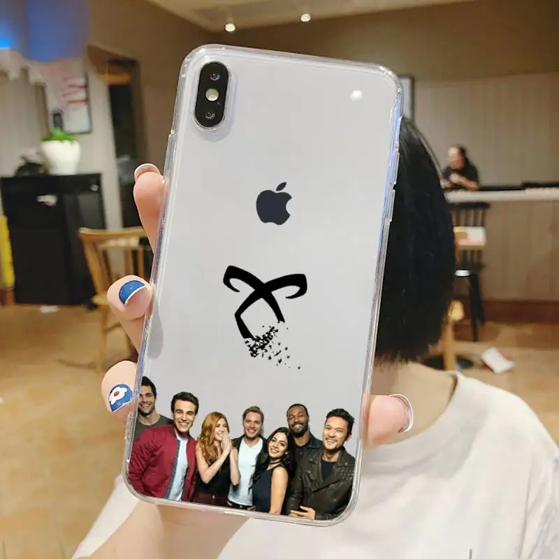 

Series Shadowhunters TV Phone Case Transparent soft For iphone 5 6 7 8 11 12 s c se plus mini x xs xr pro max shell