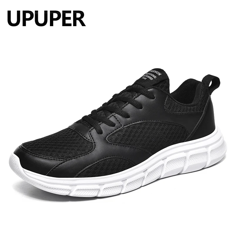 2020 модные летние мужские кроссовки на шнуровке из дышащей сетки повседневная