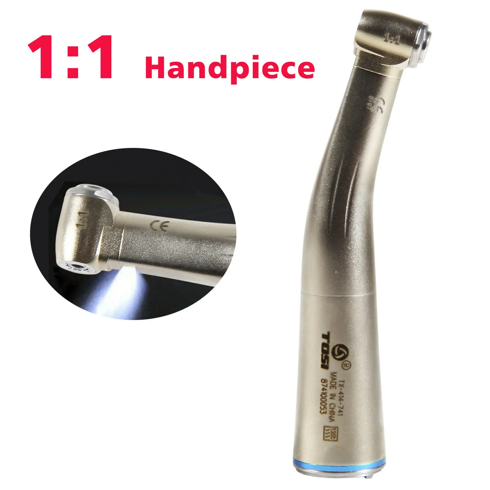 TOSI стоматологический волоконно-оптический светодиодный низкоскоростной