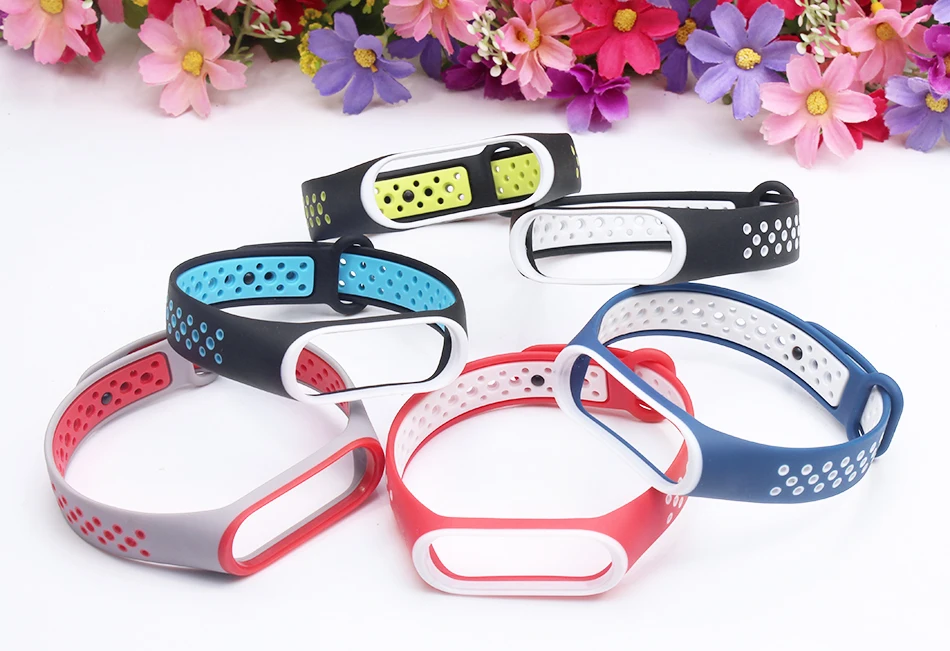 Спортивный ремешок BOORUI mi band 4, удобный ремешок pulseira mi band 4, аксессуары, силиконовый ремешок для xiaomi mi band 4