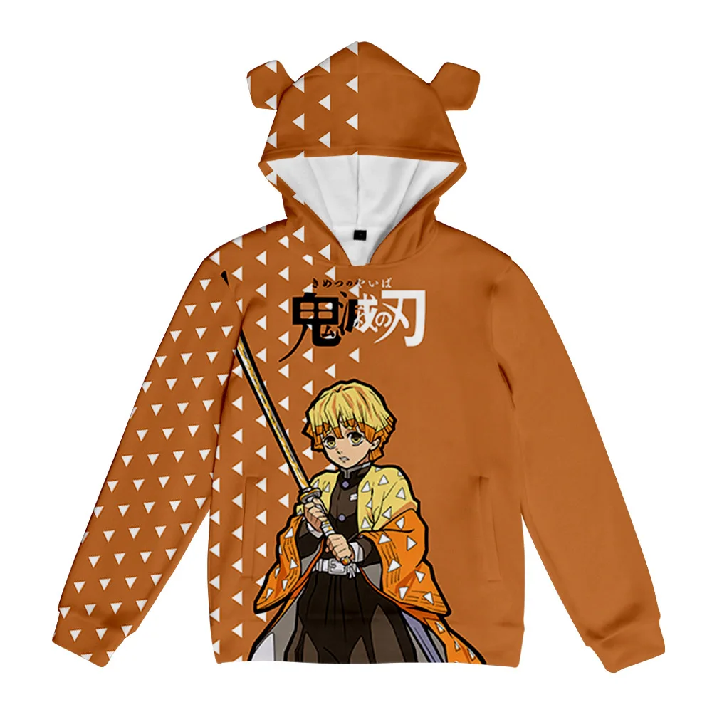 

Толстовка с капюшоном и изображением демонов, случайная Толстовка для мужчин и женщин FY00270X09