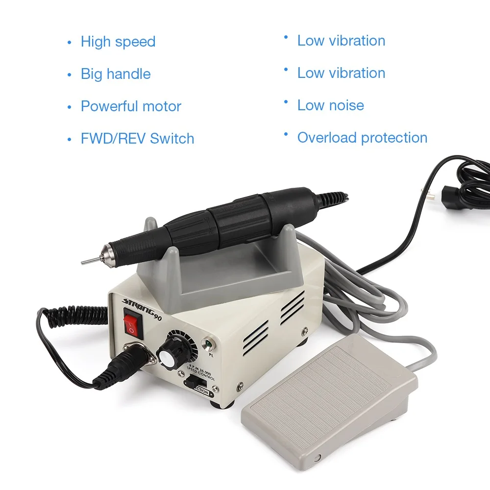 Профессиональная электрическая дрель для нейл-арта мощный аппарат из