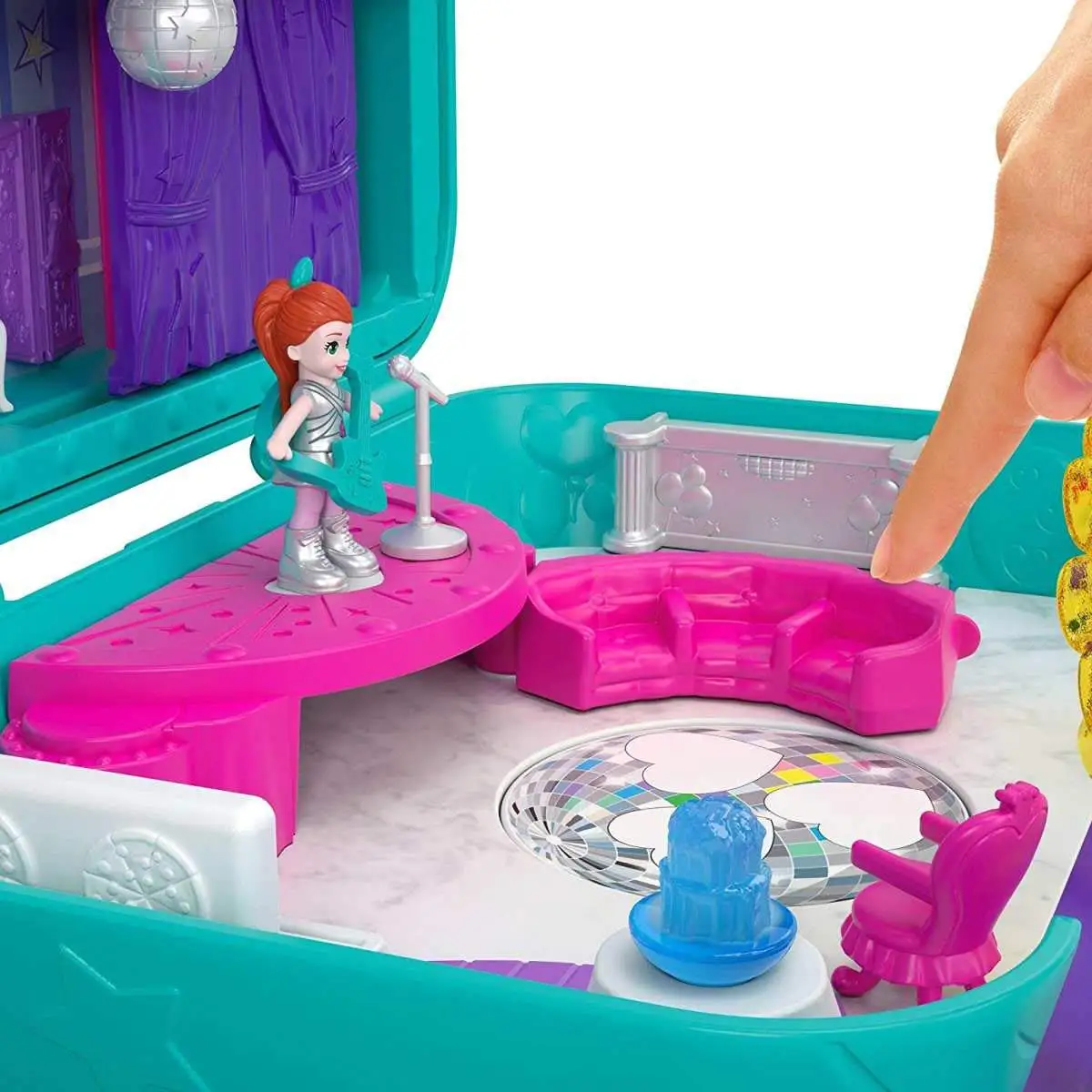 Original Polly Pocket Girls Doll House Big Million World Treasure Box Dolls Travel Style Toys Accessories Summer Juguetes | Игрушки и