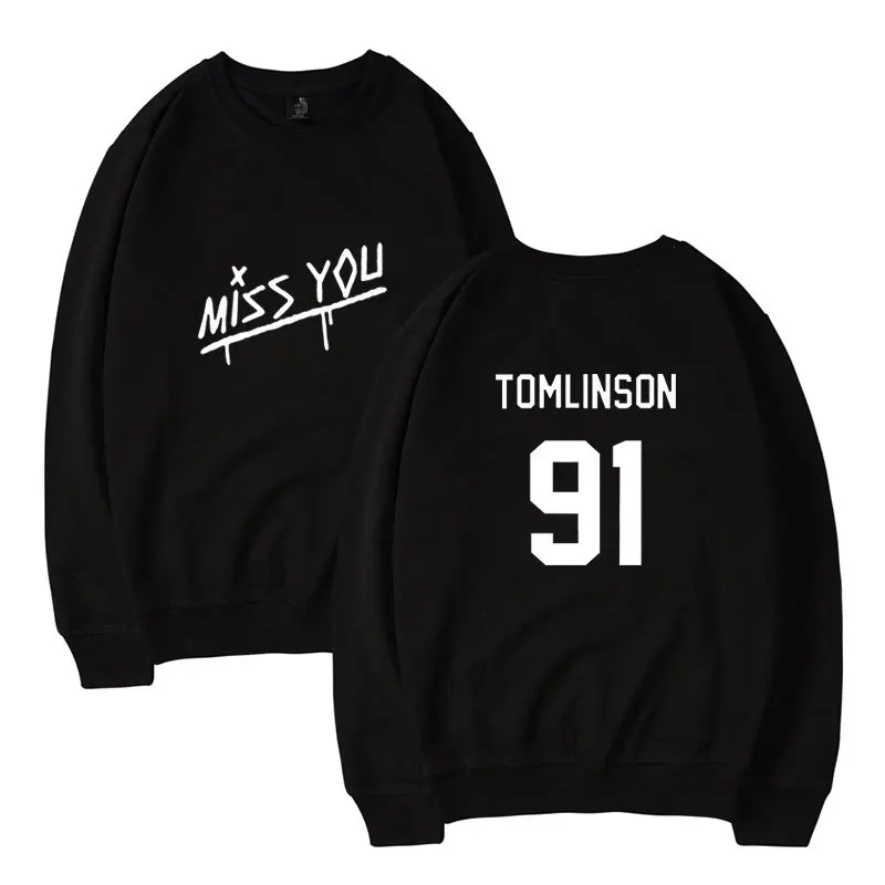 

Толстовки Miss You Louis Tomlinson, толстовки с принтом, весна/осень/зима, Модные Толстовки, Толстовки для подростков и мужчин и женщин