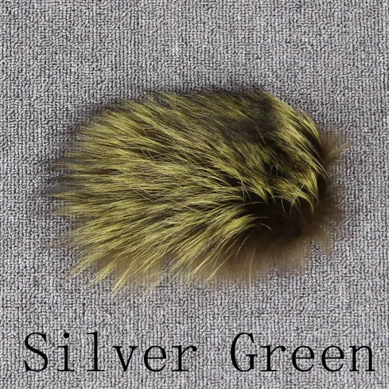 silver green QIUCHEN PJ19055 Новое поступление натуральный Лисий мех женский зимний жилет с капюшоном модная модель высокое качество горячая распродажа - Цвет: silver green