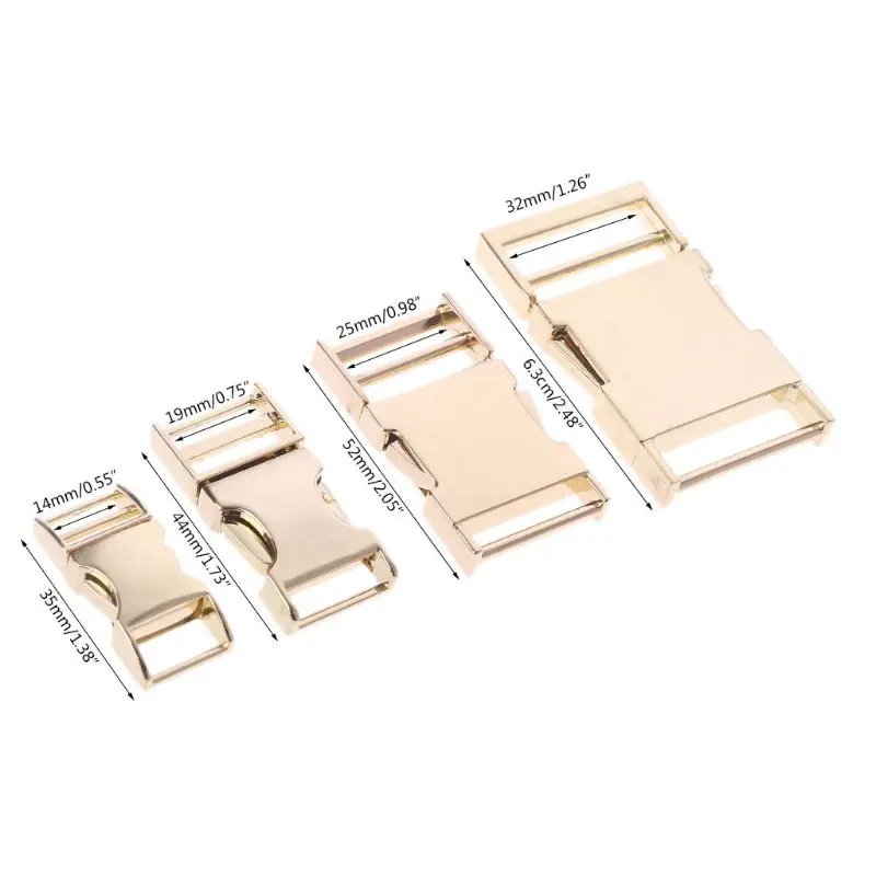 

Metal Arched Side Release Buckle For Backpack Straps Webbing 14mm 19mm 25mm 32mm
