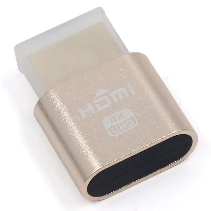 VGA адаптер виртуального дисплея HDMI DDC EDID пустышка без головы призрак эмулятор