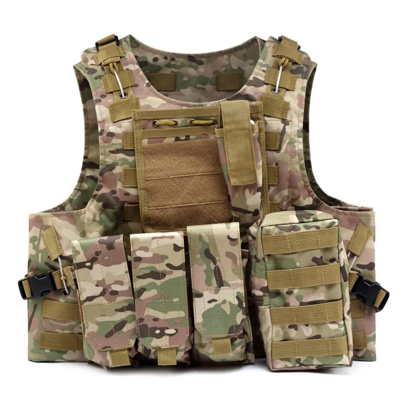 

Molle Airsoft Vest Tactical Hunting Vest Outdoor Carrier Swat Fishing CS Paintball Equipment Armor Police Military Army Vests