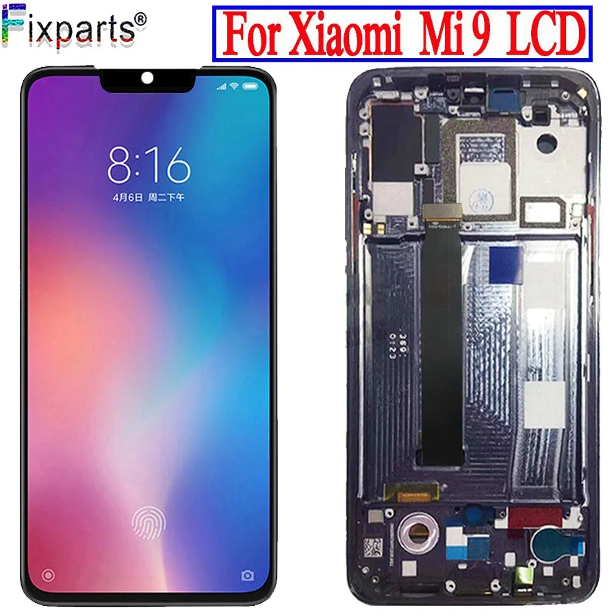TFT для Xiaomi mi 9 mi 9 lcd дисплей 6,39 ''для Xiaomi mi 9 lcd экран кодирующий преобразователь сенсорного экрана в сборе+ Инструменты