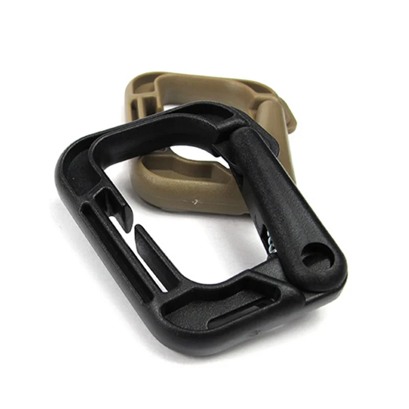 1 шт. многоцелевой крючок тактический Пластиковый Карабин с d образным
