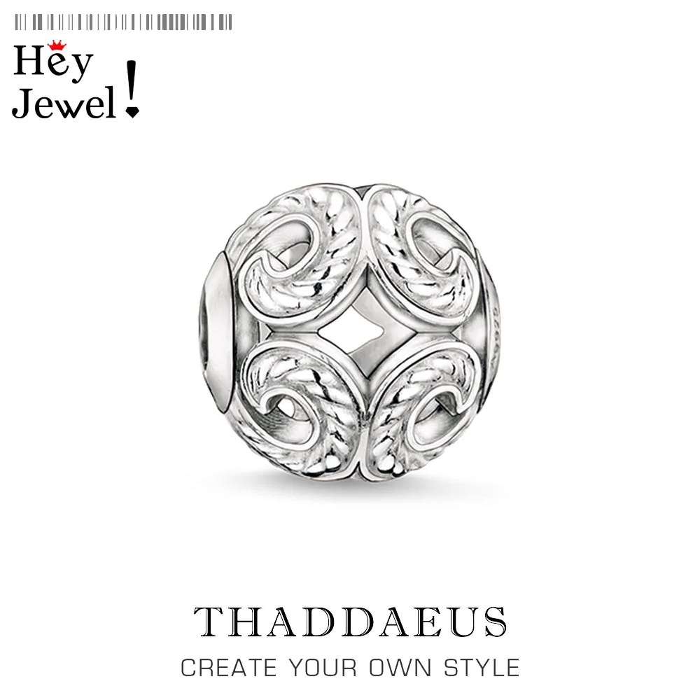 

Beads Ornament, Silver Beads Fits Bracelet Europe Necklace Jewelry Accessories Gift For Women & Men