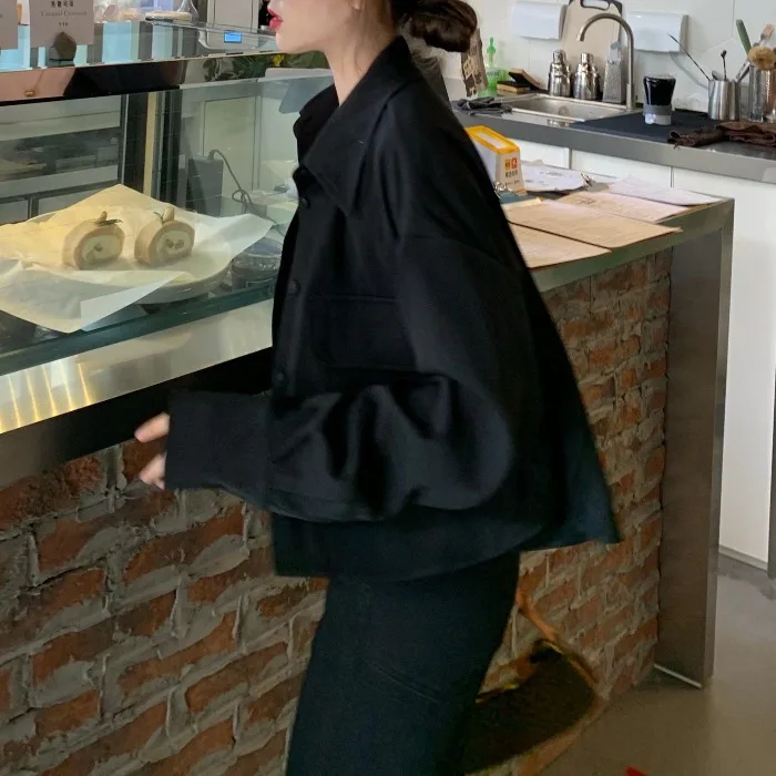

2020 New Korean version of the Internet Red short loose coat women spring and autumn thin fashion long-sleeved casual jacket