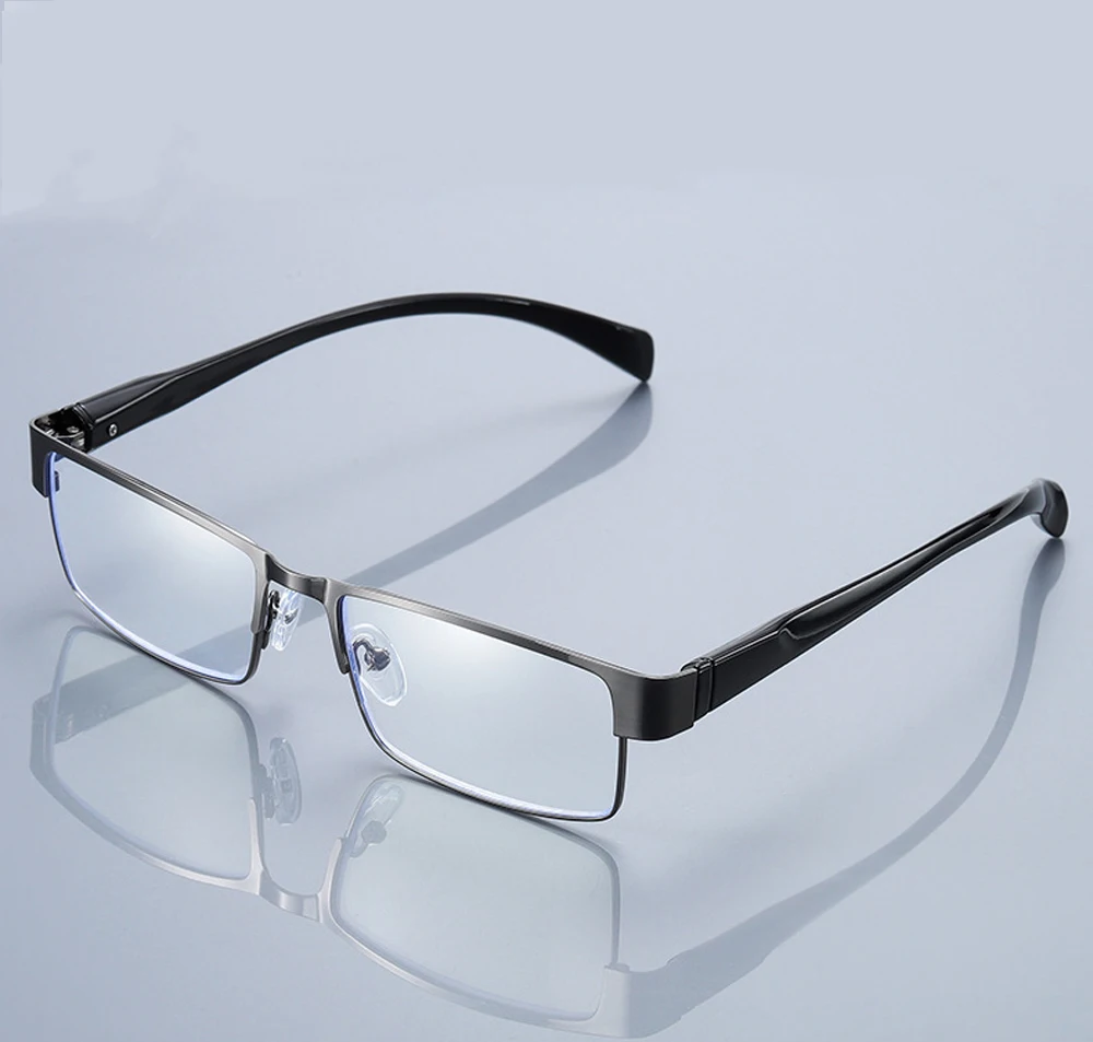 

Ultralight Reading Glasses Women Men Rectangle Bendable Full-rim Frame Spring Hinges Anti Blu Anti Faitgue +1 +1.5 +2 +3 to +4