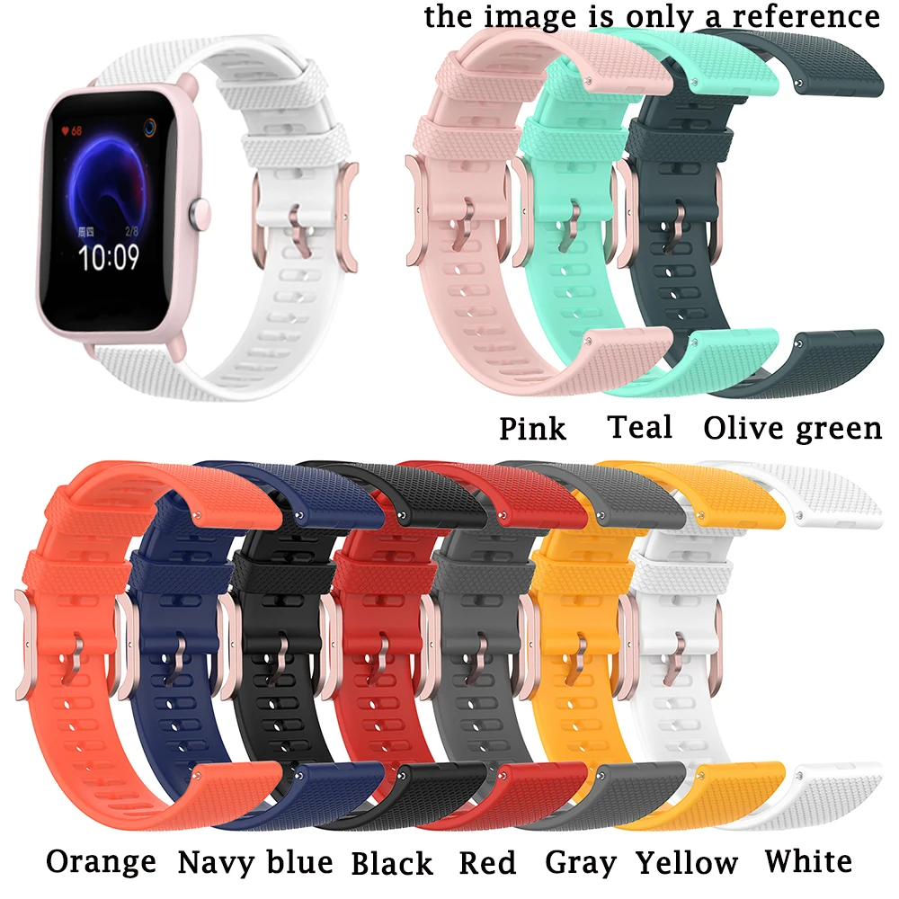 

wrist band for Amazfit BIP U/S smart watch accessories replacement strap for Amazfit GTS/GTS2 silicone soft wrist strap loop