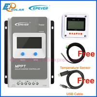 EPEVER Tracer4210AN 40A 12V/24 MPPT solar charge controller for 150w 250w mono poly solar panel charge to battery for home use