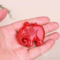natural colorful jade hand carved elephant pendant fashion boutique jewelry for men and women auspicious wishful necklace