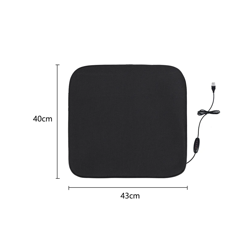 Универсальный автомобильный чехол на сиденье с охлаждением через USB 2 встроенных