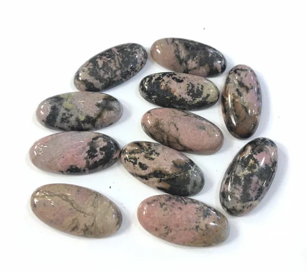 

Natural Stone Oval shape cabochon Wholesale 15x30mm oval loose beads for jewelry making jewelry beads cabochon pierre naturelle
