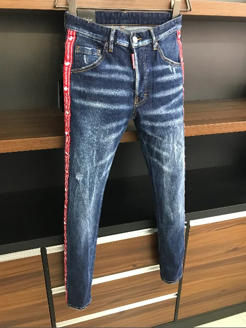 

Dsquared2 fashionable men and women same style jeans, DSQUARED2 cotton jeans with letter logo on both sides 44---54 9711