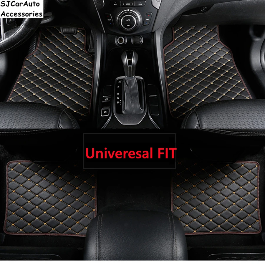 

Sinjayer Universal Fit 4PCS XPE Leather Car Floor mat For Porsche Cayman Macan Panamera Cayenne Boxster 718 911 ALL Years