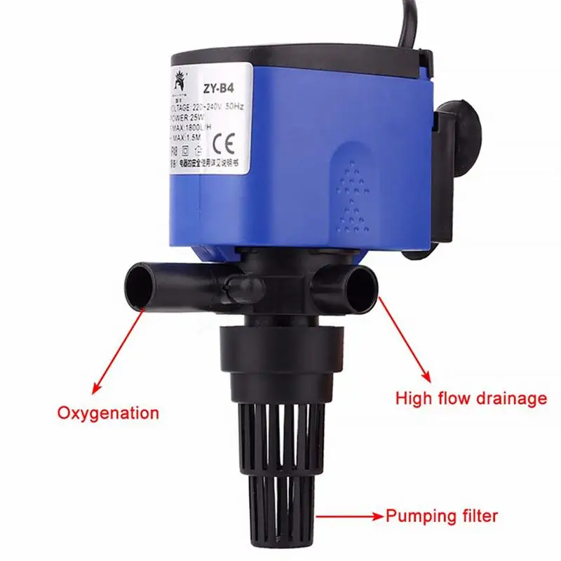 

1 Pc Aquarium Filter Sturdy Premium Durable Prime Water Pump Strainer Aquarium Filter for Aquarium