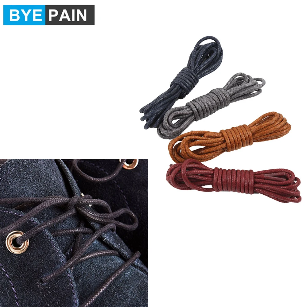 1 пара кожаных сапог BYEPAIN для ботинок Водонепроницаемые Шнурки зимние Ботинки Martin