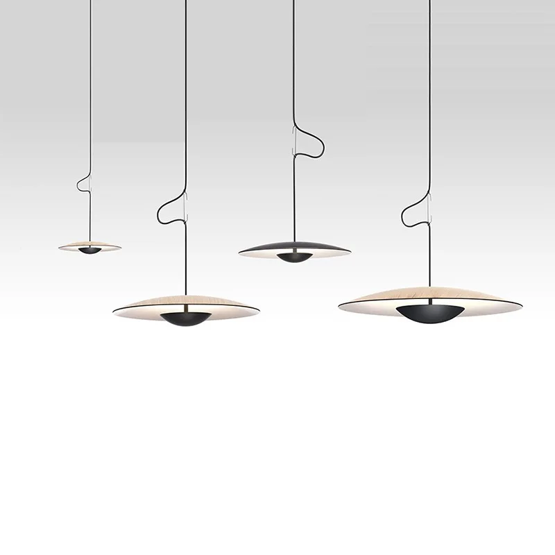 Kopen Nordic Creatieve Led Aluminium Biscuit Kroonluchter Post-Moderne Bar Slaapkamer Restaurant Decoratieve Light Cosmos Lichten Gratis Verzending