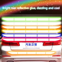 free deliveryreflective sticker reflective personalized body sticker for trunk bumper tailbox creative reflector material 0 30