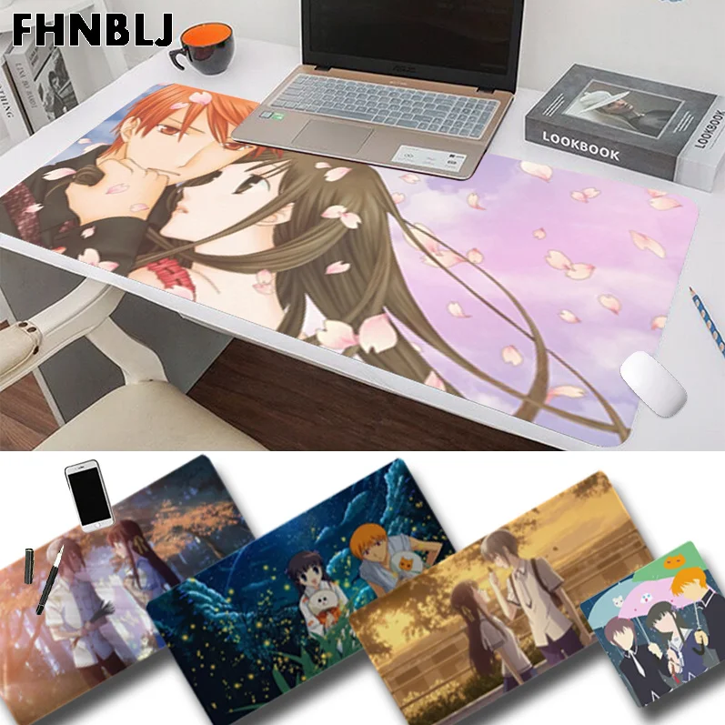 

Fruits Basket Honda Tooru Funny Large Mouse pad PC Computer mat Size for large Edge Locking Speed Version Game Keyboard Pad