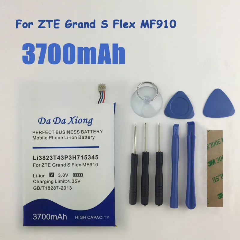 Аккумулятор LI3823T43P3H715345 на 3700 мАч для ZTE Grand S Flex/ZTE MF910 MF910S MF910L MF920 MF920S MF920W +