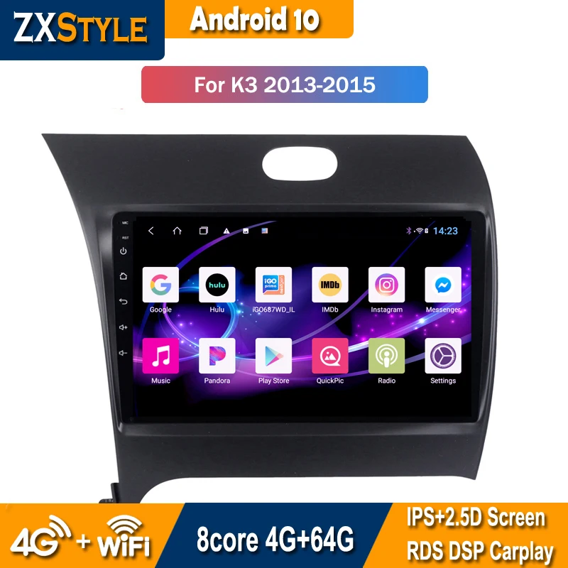

Car Audio Multimedia Navigation For Kia Cerato K3 Forte 2013 2014 2015 2016 Video Intelligent System Android 10