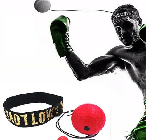 

Speed Reflex Fight Ball With Head Band MMA Boxing Training Boxer Punch Exercise