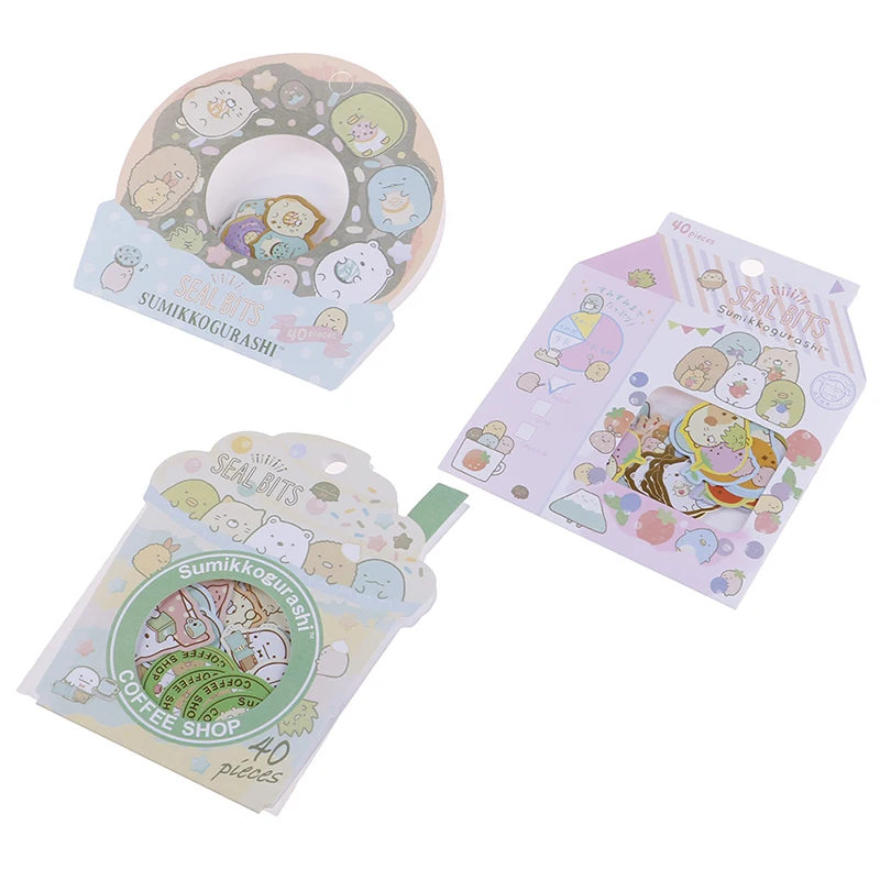 40 шт./пакет Kawaii Sumikko Gurashi декоративные наклейки компьютер блокнот с декором