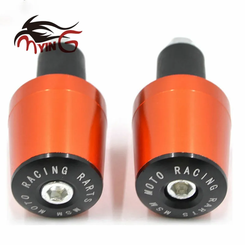 7/8 дюйма 22 мм ручная крышка руля ручные захваты Концевая заглушка для Kawasaki ER6F ER6N