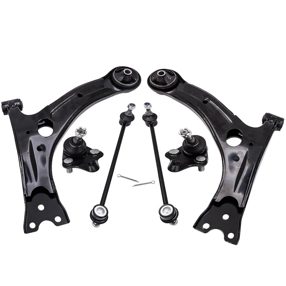 

1 пара K640361 передние нижние рычаги управления и шарнирное соединение + 2-ступенчатая балка для Toyota Corolla 03-13 для K80230