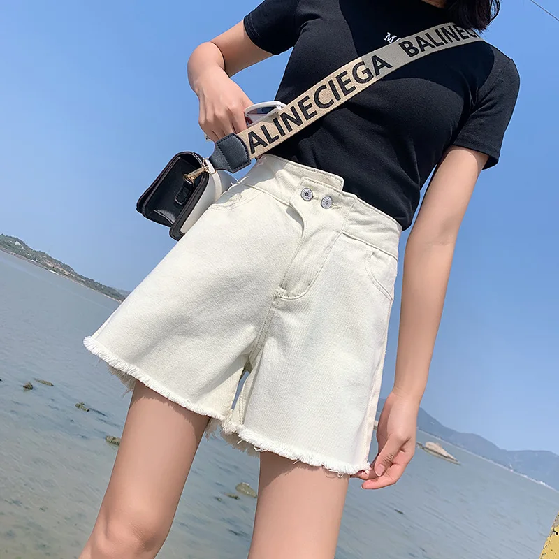 Женские джинсовые шорты 4 цветов новинка 2020 летние модные короткие джинсы