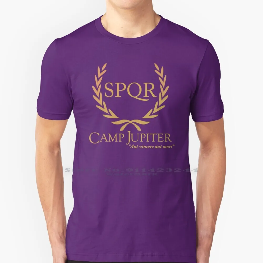 Футболка Spqr из 100% чистого хлопка лагерь Юпитер Перси Джексон герои Olympus Hoo Pjo Pjato