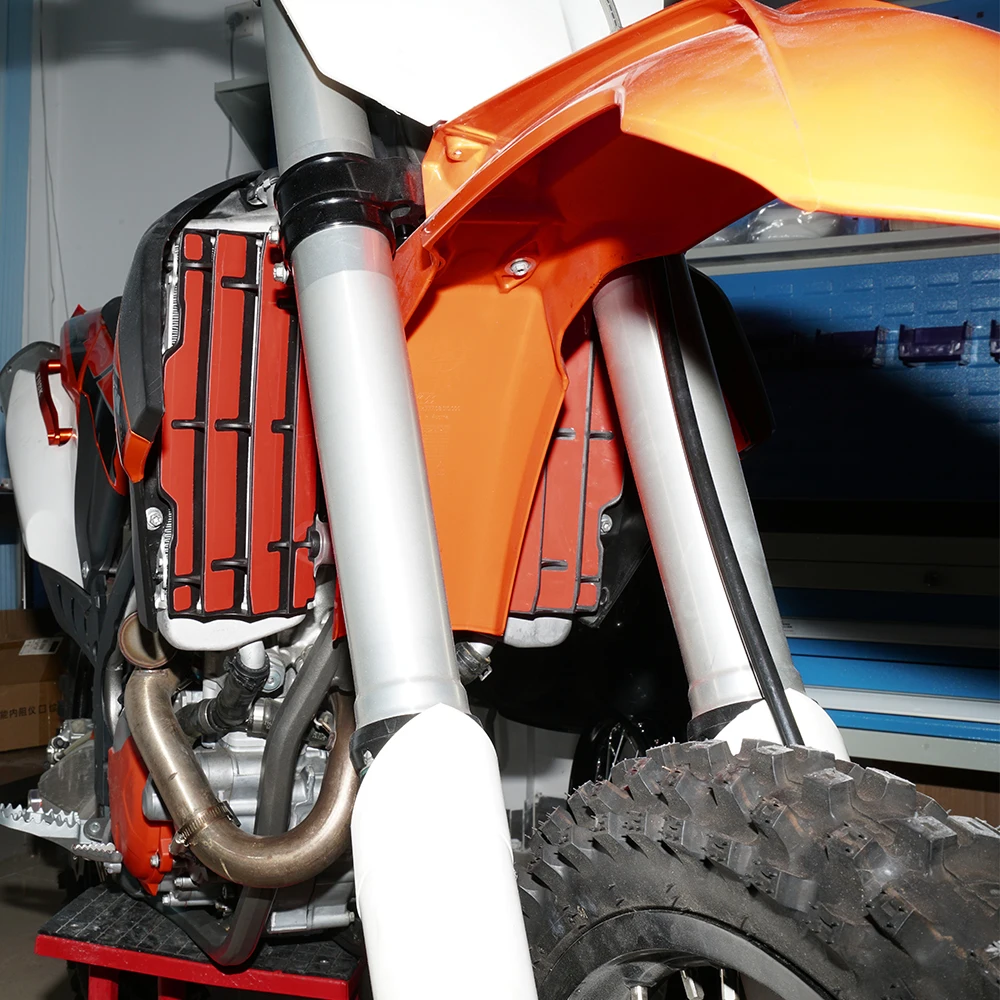 Наклейки для защиты радиатора мотоцикла L & R Ktm наклейки KTM 125 150 250 300 350 450 500 530 SX SXF XC