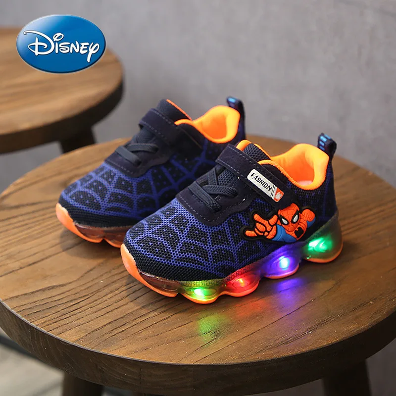 

Marvel Spider-Man baby shoes 1-15 years old soft bottom children summer boys breathable mesh shoes sports running shoes