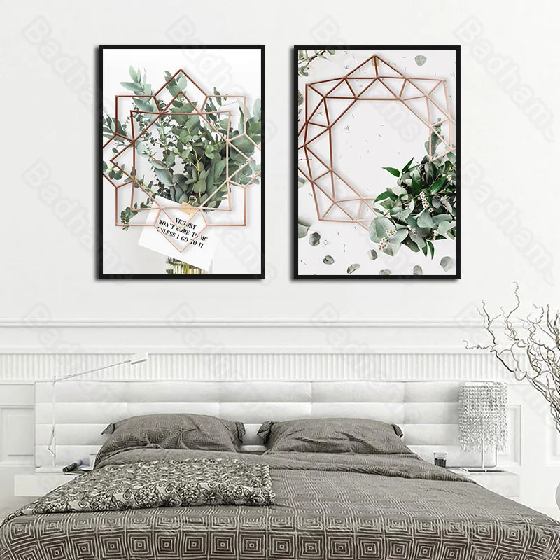 

Home Decor Painting Canvas Leaf Graphic Poster Nordic Style Inkjet Printing Picture Art Wall Modern Home Decoration