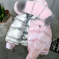 real fur collar loose winter down coat women puffer female warm autumn feather jacket for girl parka coats outerwear raccoon