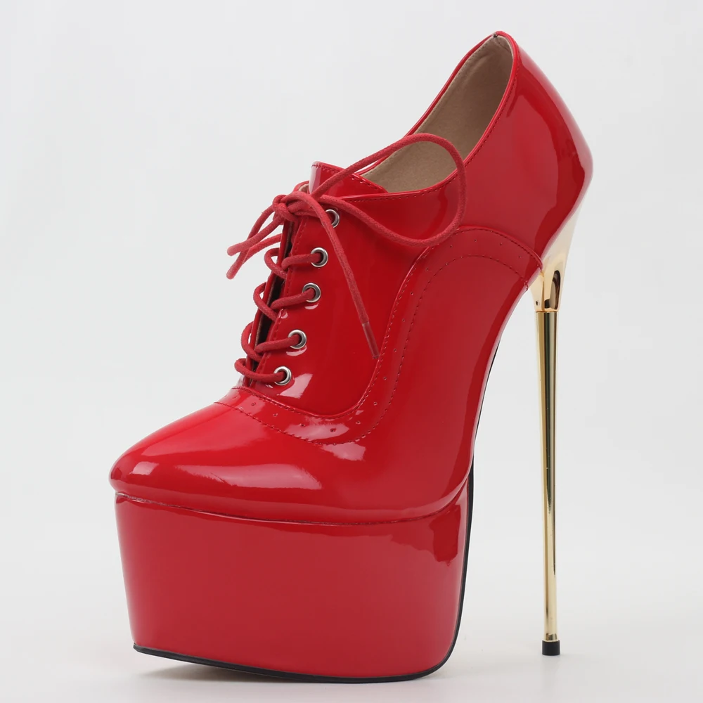 Новые Брендовые женские туфли лодочки jialuowei на высоком каблуке 22 см с острым