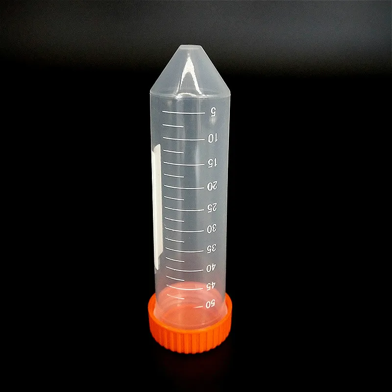 Пробирка для центрифуги пробирки трубка 50 мл с рифленым нижним наконечником