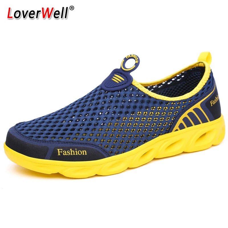 Летняя спортивная обувь для пар пляжные кроссовки мужчин и женщин на плоской