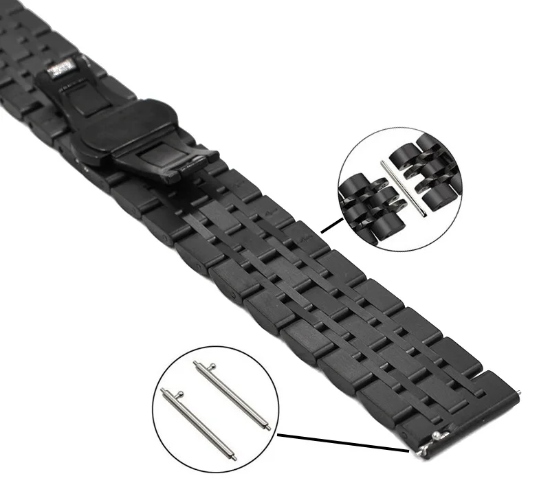 Браслет Для Xiaomi Amazfit ремешок Bip для huami Amazfit Pace Stratos gtr 47 мм ремешок из нержавеющей стали gts gtr 42 мм ремешок для часов