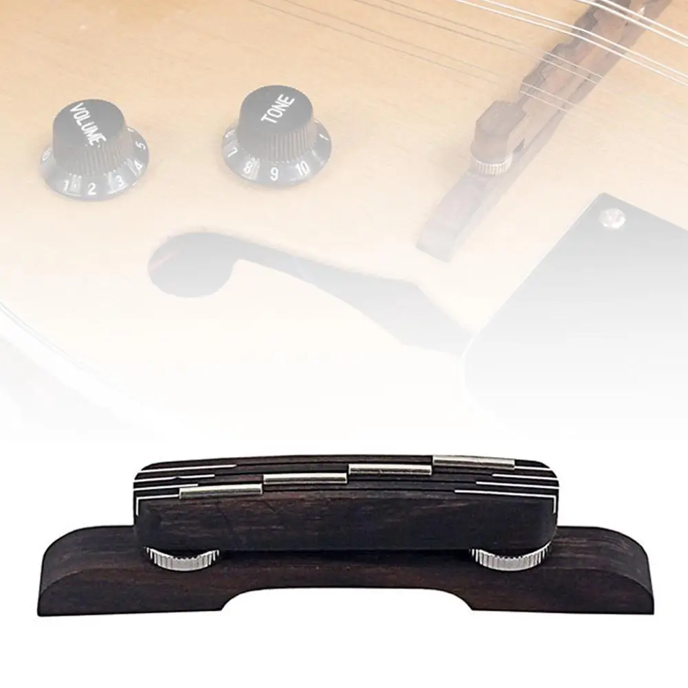 

Регулируемая деревянная бас-гитара Бридж для мандолины, сменные детали, аксессуары, аксессуары для гитары, Аксессуары для инструментов