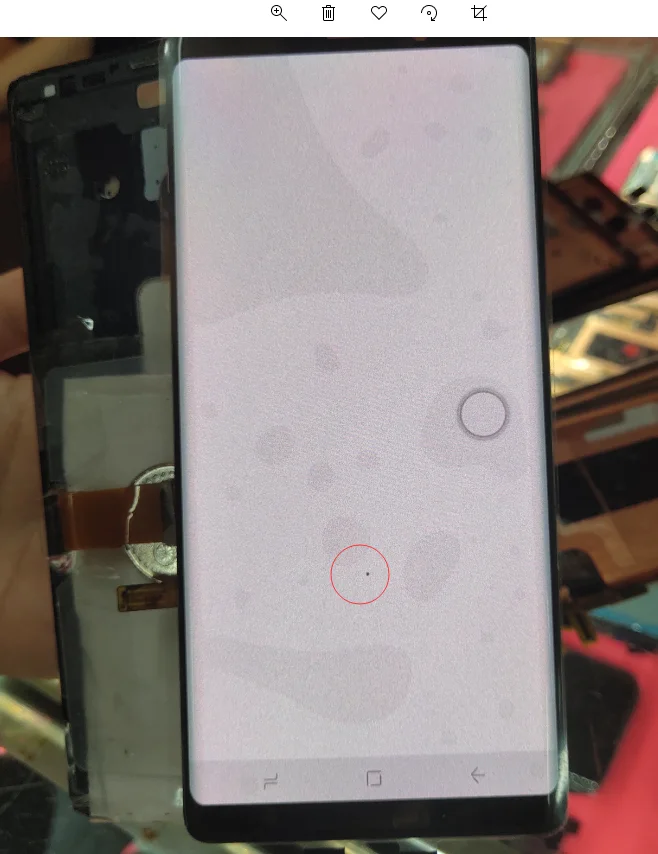 note8 no Frame Dead point для samsung Note 8 ЖК-дисплей сенсорный экран дигитайзер для samsung Galaxy Note 8 N9500 N9500F N900D N900U AMOLED - Цвет: note8 no Frame