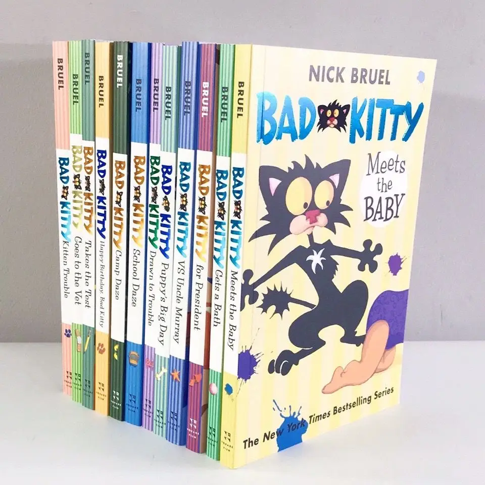 English Original Bad Kitty 12 Volumes Of Children'S Comic Story Book For Primary And Secondary School English Reading