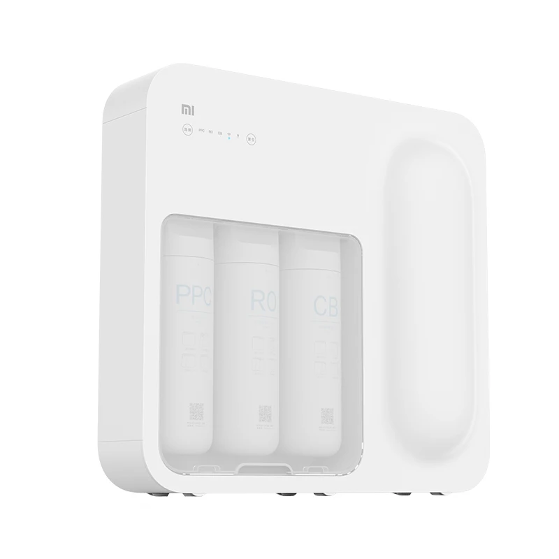 Белый Xiao mi Smart mi очиститель воды mi ni обратный осмос кухня система фильтрации воды приложение контроль здоровья фильтр для воды - Цвет: Белый